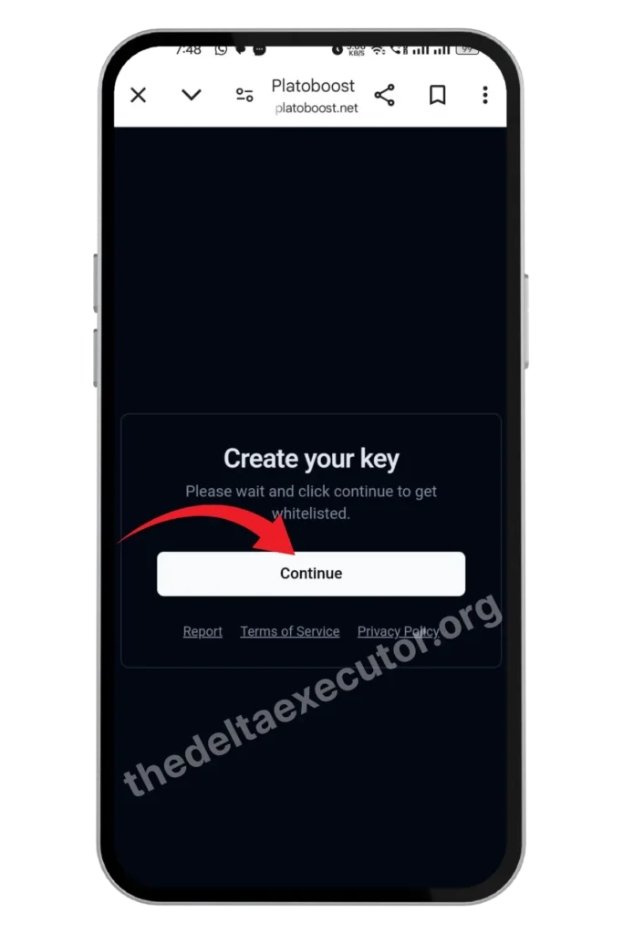 get delta keys for android step 04