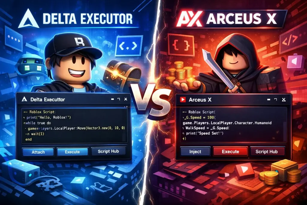Delta Executor vs Arceus X Which Roblox Script Executor Is Better